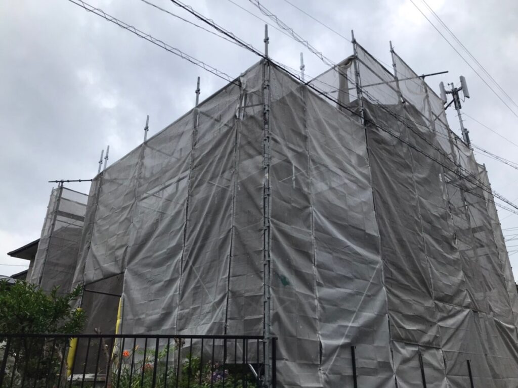 岐阜市 S様邸　劣化したスレート屋根のカバー工法をおこないました。