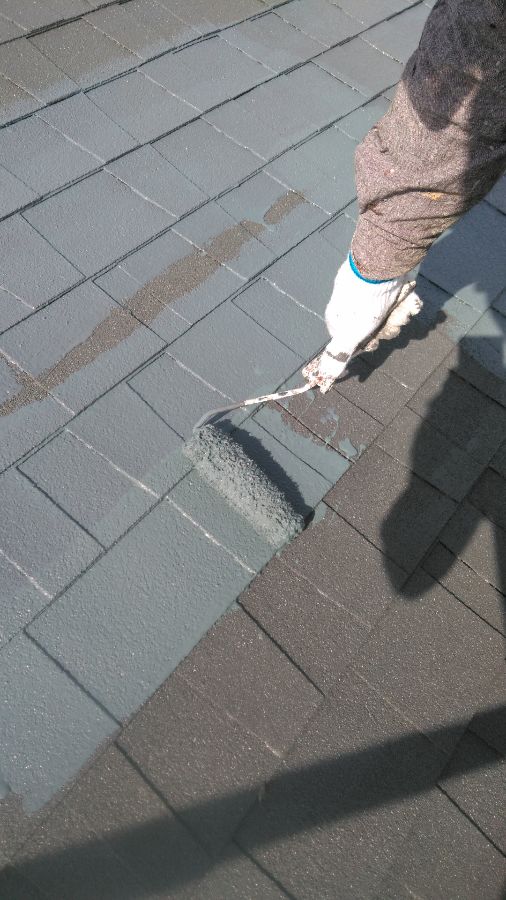 岐阜市　K様邸　色褪せて白っぽくなっていたアスファルトシングルの屋根が無機フッソ塗装によって耐久性の高い屋根に仕上がりました。