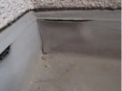ベランダ防水　浮き