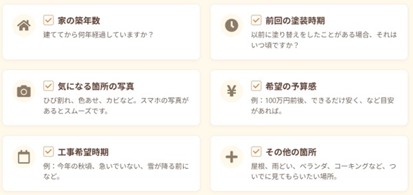 塗装 チェックリスト 大橋美装