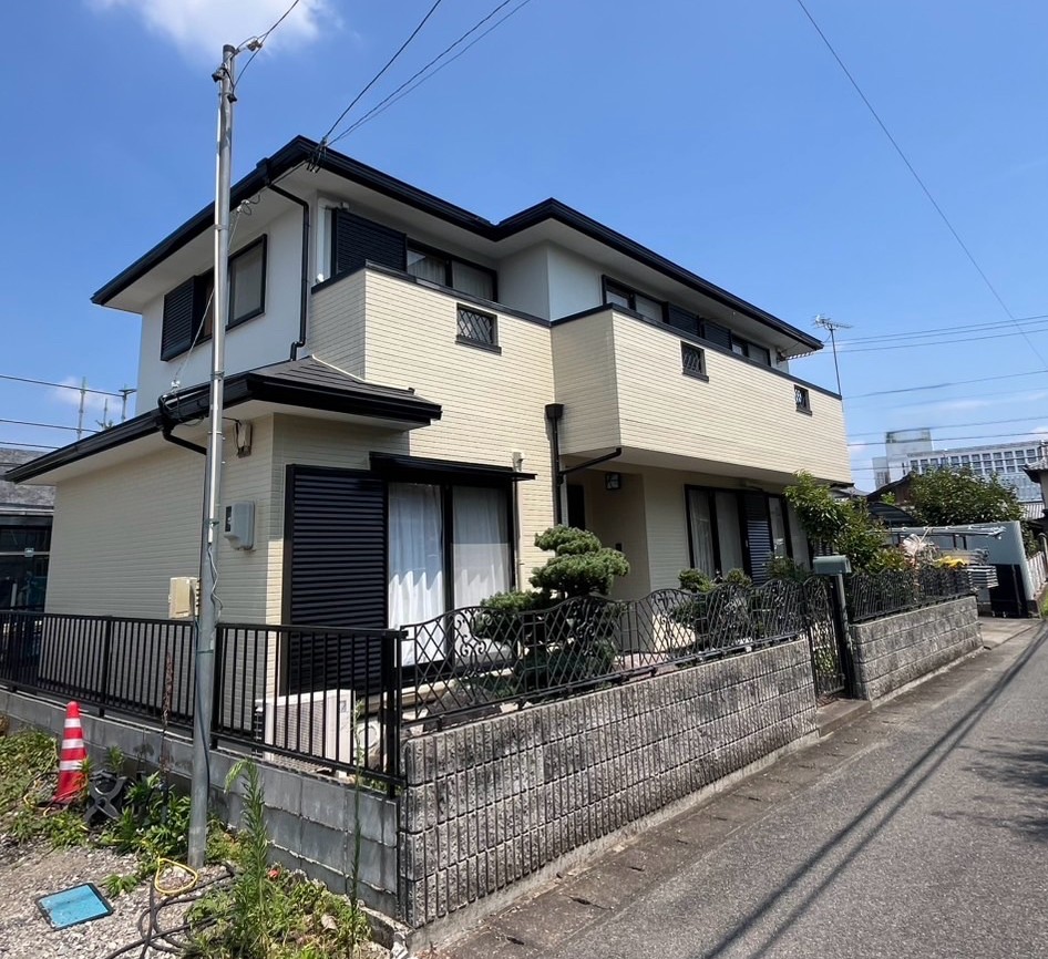 大垣市｜築約15年｜超低汚染無機フッ素塗料でホワイト・ベージュ系の色に挑戦！