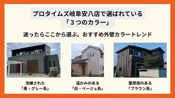 外壁　トレンドカラー