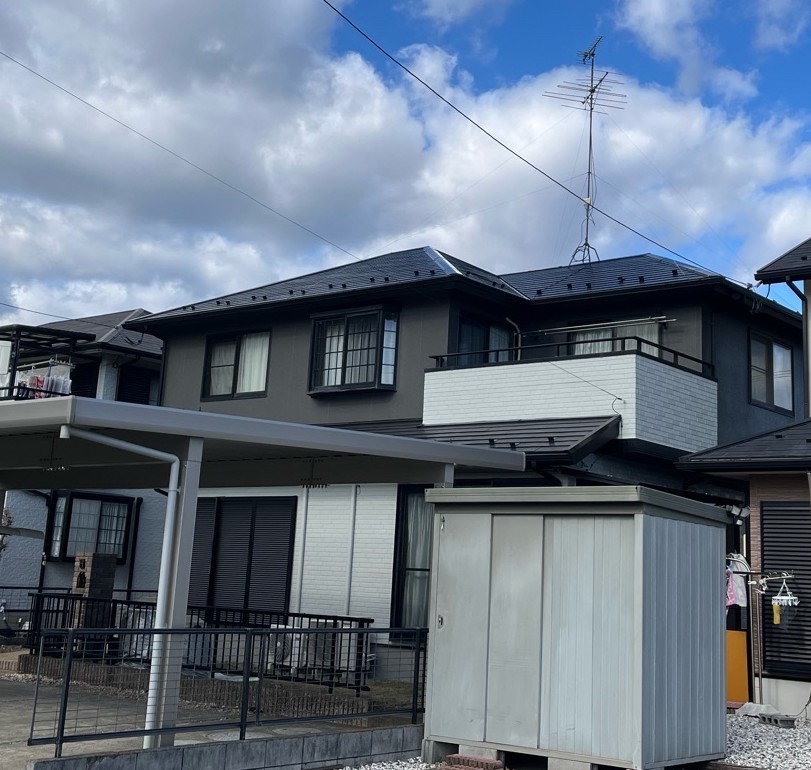 岐阜市｜築24年の住宅で成功！人気のグレー系ツートンへの塗り替えリフォーム