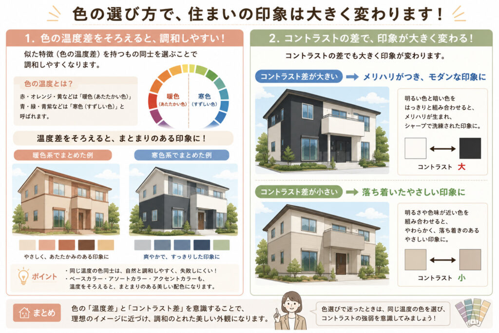 色 選び方 色差